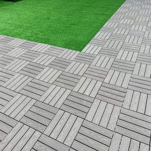 Ubin Dek WPC Tahan Air untuk Teras & Taman Luar Ruangan Solusi Ubin Dek Komposit Lantai WPC - Product Image 1