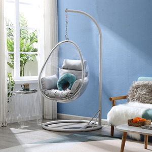 Chaise pivotante suspendue en forme d'œuf, en acrylique <span class=keywords><strong>Transparent</strong></span>, pour la maison, le salon, le jardin, les loisirs - Product Image 1