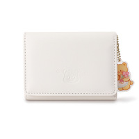Dompet Pendek Wanita Multifungsi Butter Bear, Dompet Koin Warna Solid Mewah Ringan, Penutup Terbuka, Lapisan PU, Portabel