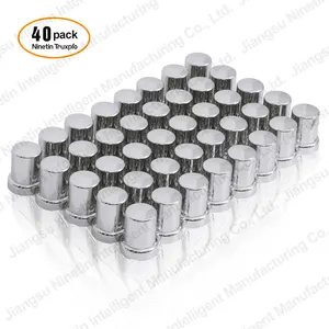 Nhựa Chrome 33 Mét * 3-3/16 "Bán xe tải bánh xe Lug Nut bao gồm cho xe tải kenworth Freightliner quốc tế