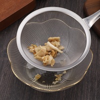 Offre Spéciale acier inoxydable maille vidange ménage filtre à huile cuisine épaissie acier fuite maille huile mousse cuillère