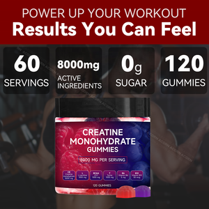 ACORN Bonbons à la créatine <span class=keywords><strong>monohydrate</strong></span> sans sucre Complément alimentaire pour entraînement et nutrition sportive Gommes à la créatine - Product Image 3