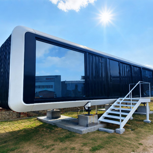 บ้านสำเร็จรูปทรงแคปซูลหรูหรา สไตล์ Apple Cabin พร้อมดีไซน์กะทัดรัด ขนาด 10.0*3.3*3.1 เมตร - Product Image 3