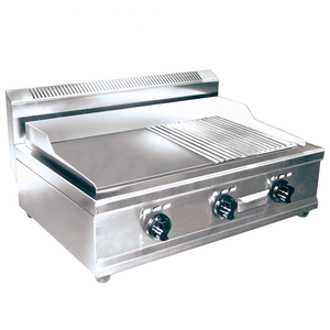 K482 Thép Không Gỉ Truy Cập Hàng Đầu Khí Nửa-Rãnh Vỉ Nướng - Product Image 1