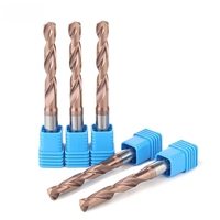 Foret en carbure de tungstène HRC58 pour machine CNC, fraises de fraisage auto-centrantes à pointe 118, haute efficacité pour le perçage du métal
