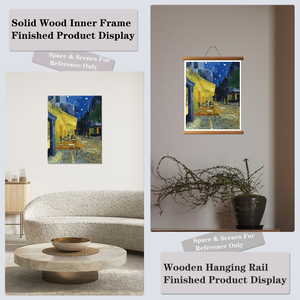 Paint By Numbers Canvas Art Kit Starry Night Café Scene Digital Printing Rectangle Handmade DIY Painting Set - Product Image 6