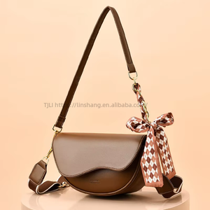 Newest Ladies Shoulder Bags High Quality Pu Leather Ladies Trendy Fashion Latest Luxury Purses Bags Women Handbags - Product Image 1