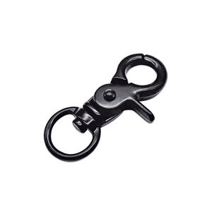 Couleur personnalisée or rose/noir/anti laiton/bronze à canon/argent/doré/noir chien mousqueton à boucle mousqueton pivotant pour animal de compagnie - Product Image 3