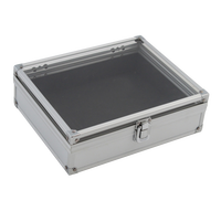 APC004 Nouveaux modèles de haute qualité, valise de transport professionnelle transparente en aluminium personnalisée