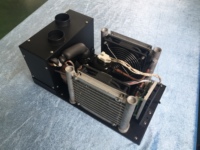Mini unité de condensation 12V 24V DC refroidie par air R134a avec composants en cuivre, compresseur haute efficacité, capacité de refroidissement 100-300W