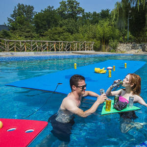 Alfombra Flotante para Piscina de Alta Flotabilidad, Color Verde Limón Brillante, 15'x6', Alfombra Flotante de 15x6 pies para Caminar sobre el Agua - Product Image 3