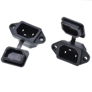 Prise murale étanche AC IEC 320-C14, connecteur d'alimentation à 3 broches, couvercle anti-poussière, 10A 250V, pour voiture industrielle, <span class=keywords><strong>moto</strong></span>, <span class=keywords><strong>remorque</strong></span> - Product Image 2