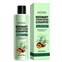 Shampooing en gros OEM ODM à l'huile de romarin, biotine et huile d'argan pour prévenir la chute des cheveux, lisser les cheveux crépus, soulager le cuir chevelu qui gratte et lutter contre les pellicules