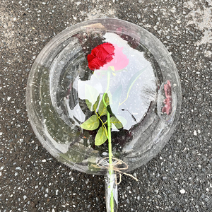 Palloncini a bolle Bobo trasparenti a collo largo fiori di san valentino <span class=keywords><strong>orso</strong></span> palloncini trasparenti per decorazioni di imballaggio regalo di compleanno di nozze - Product Image 5