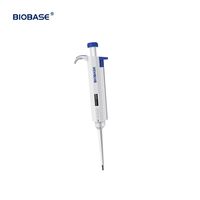 Pipette numérique de laboratoire Biobase, qualité laboratoire, 100 - 1000 µl, mini-micropipette monocanal réglable