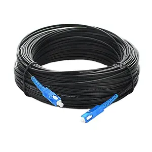 كبل نقطة إسقاط ftth 1 النواة 2 النوى الألياف البصرية شبكة البصرية ftth قطرة كابل patchcord sc/apc sc/upc