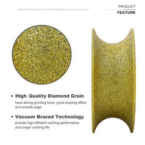 Disque de meulage brasé sous vide à délai de livraison court pour projets de rénovation urgents Disque de meulage diamanté brasé sous vide - Product Image 3