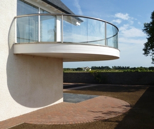 Accessoires de garde-corps, balustre en tube carré, acier inoxydable, main courante en verre, balcon/terrasse/<span class=keywords><strong>escalier</strong></span>/<span class=keywords><strong>piscine</strong></span> extérieurs, 3 ans - Product Image 4