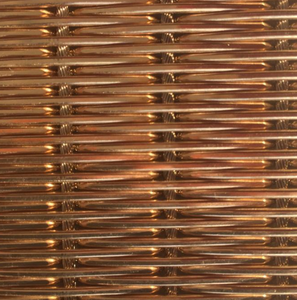 Maille de câble flexible dorée de qualité supérieure - Panneau mural extérieur décoratif pour systèmes de façade rideau de luxe - Product Image 6