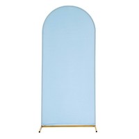 Arche de mariage en forme de U hautement élastique de l'usine Huaien, revêtement en polyester épaissi, fond décoratif métallique transfrontalier pour mariage