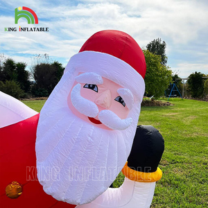 Inflable Papá Noel reclinable decoraciones navideñas personalizadas 3M 6m 8M inflables decoración al aire libre publicidad inflable Papá Noel - Product Image 3