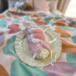 NEW Simulation Filled Wafers Silicone <b>Squishy</b>-Soft Sticky Cream Mud Texture Anxiety Relief Gift for Kids Adults Office Desk Fun - Product Image 4