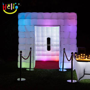 접이식 풍선 LED 사진 디스플레이 스탠드 셀프 서비스 사진 부스 큐브 파빌리온 프린터 풍선 사진 부스 - Product Image 2