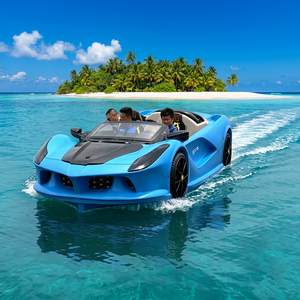 Moto Acuática Flotante de Fibra de Vidrio con Motor Fuera de Borda Eléctrico, 5 Asientos, Velocidad de 50-60 km/h, para <span class=keywords><strong>Alquiler</strong></span> Comercial en Zonas Turísticas - Product Image 1