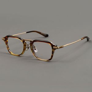Vente en gros de lunettes optiques rétro de haute qualité en titane pur, montures de lunettes de vue pour hommes de style aviateur - Product Image 5