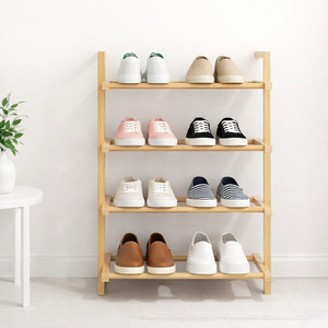 Shoe Rack Multi Layer Bamboo Design Space Saving Simple Japanese Style For Home And Dormitory - Product Image 4