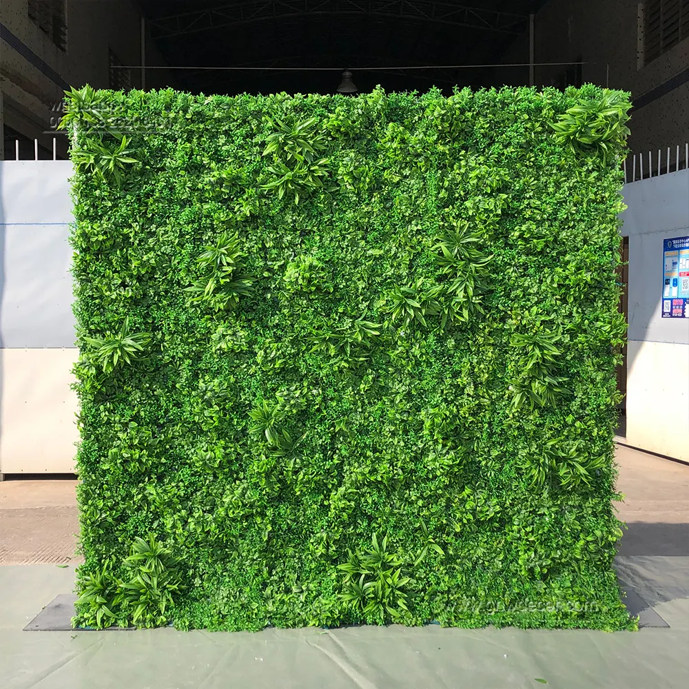 Kunstmatig Groen Hedegs Muur Faux Klimop Plant Achtergrond Kunstmatig Groen Hek Paneelwanden