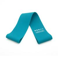 Set de Pilates y Yoga, Bandas de Resistencia de Alta Calidad para Gimnasio, Bandas Elásticas de Silicona Verde para Ejercicios