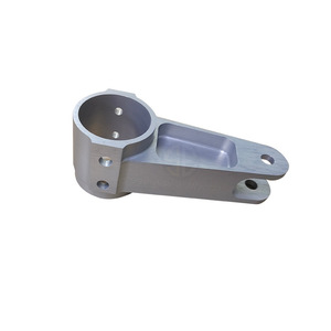 Composant de support de charnière en aluminium sablé haute précision, usiné sur mesure par CNC, pour bras oscillant de connexion - Product Image 3