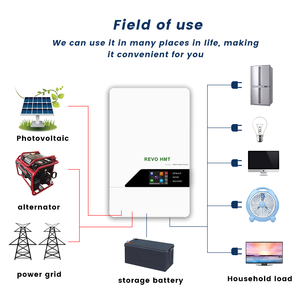 Onduleur <span class=keywords><strong>solaire</strong></span> hybride 220V 230V 240V <span class=keywords><strong>REVO</strong></span> HMT 4KW 6KW 8KW 11KW avec double onduleur MPPT à onde sinusoïdale pure pour système de stockage d'énergie - Product Image 2