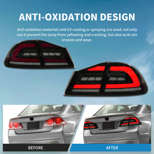 ไฟท้าย LED แบบโบราณสำหรับ Honda <span class=keywords><strong>Civic</strong></span> <span class=keywords><strong>FD</strong></span> ไฟท้าย FD1 FD2 FD3 CIIMO Type-R Acura csx 8th Gen Sedan 2005-2011 - Product Image 3