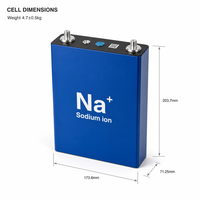 Sel Baterai Ion Natrium Na 3V 210Ah  Baterai Na-ion untuk Sistem Penyimpanan Energi Surya Rumah Tangga