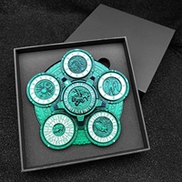 Nouveau Fidget Spinner en alliage de zinc Steampunk, dés de roulette en métal pour jeux de rôle de table