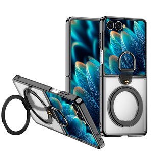 Nueva Funda Protectora para Teléfono con Anillo Giratorio de 360 Grados y Soporte, a Prueba de Golpes, con Protector de Pantalla para Samsung <span class=keywords><strong>Z</strong></span> <span class=keywords><strong>Flip</strong></span> 8 7 6 5 4 <span class=keywords><strong>3</strong></span> - Product Image 1