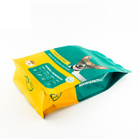 Sacs à fond plat en aluminium écologiques imprimés sur mesure, refermables, avec soufflets latéraux, pour aliments secs, boissons, bonbons, emballage flexible