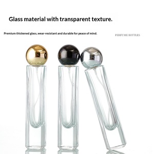 30ml Round Transparent <b>Perfume</b> Refill Bottle, High-value Thick Base Press Spray Sample Bottle - Product Image 1