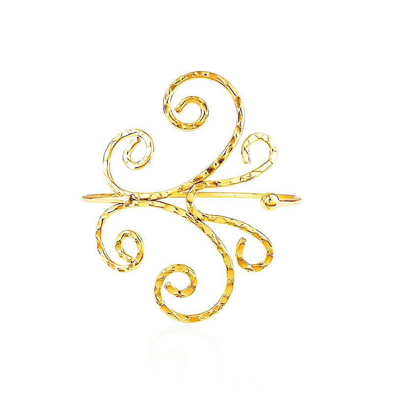 Brassard papillon doré