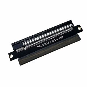 Haute vitesse 90 degrés <span class=keywords><strong>PCI</strong></span>-E 5.0 16X à X16 convertisseur adaptateur carte ordinateur 1U serveur boîtier en Stock - Product Image 3