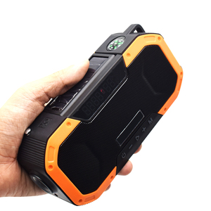 <span class=keywords><strong>Radio</strong></span> solaire portable multifonction avec chargeur de smartphone, haut-parleur, Bluetooth, lecteur de cartes TF, <span class=keywords><strong>radio</strong></span> AM/FM et <span class=keywords><strong>radio</strong></span> d'urgence à manivelle - Product Image 1