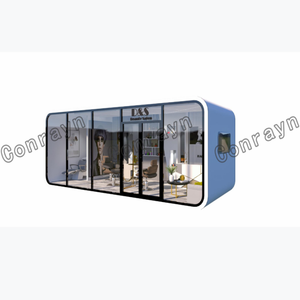 Maison capsule mobile facile à transporter, mini-maisons, pods de réunion, bureaux, hôtel, studio, <span class=keywords><strong>animalerie</strong></span> - Product Image 2