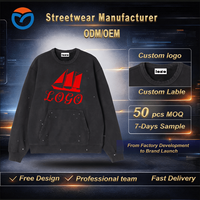 Sweat-shirt à capuche en tricot personnalisé OEM/ODM avec logo, pull en coton pour homme, sweat-shirt à capuche pour homme