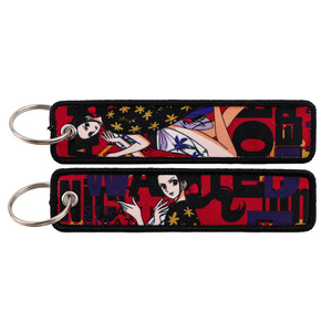 Llavero de tela bordada estilo <span class=keywords><strong>400</strong></span> de One Piece con Luffy, Chopper, Zoro, Nami, Jet, para llavero de moda - Product Image 6