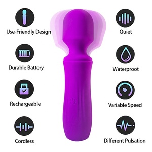 Tongkat pijat genggam, tongkat pijat nirkabel genggam kuat, mainan seks, produk pijat lainnya, pegangan keras, nyaman - Product Image 4