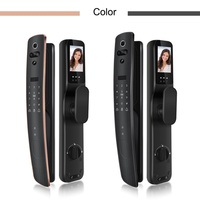 Serrure de porte intelligente TIMMY avec reconnaissance faciale 3D, empreinte digitale, carte RFID et application Tuya pour la sécurité des entrées