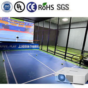 Parque de atracciones juego de fitness de realidad <span class=keywords><strong>virtual</strong></span> juego de pared interactivo AR Simulador de tenis - Product Image 6