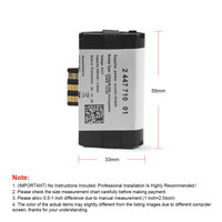 84102447710 Support de chargeur à induction électromagnétique pour batterie d'urgence SOS, remplacement direct 2447710/ 84-10-2-447-710